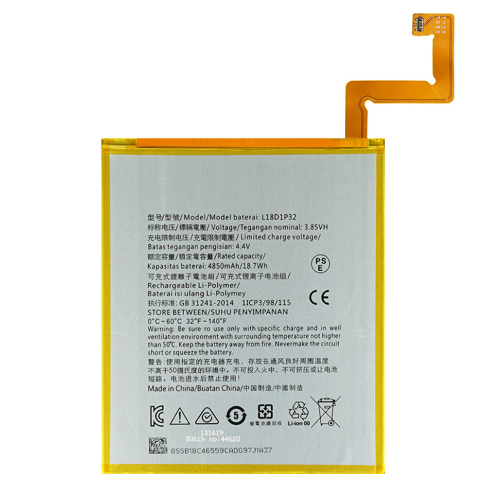 Lenovo Akku L18D1P32 4850 mAh für Tab M10 (TB-X605)
