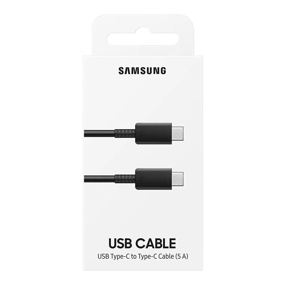 Original Samsung USB-C auf USB-C Kabel 5A schwarz EP-DN975BBEGWW