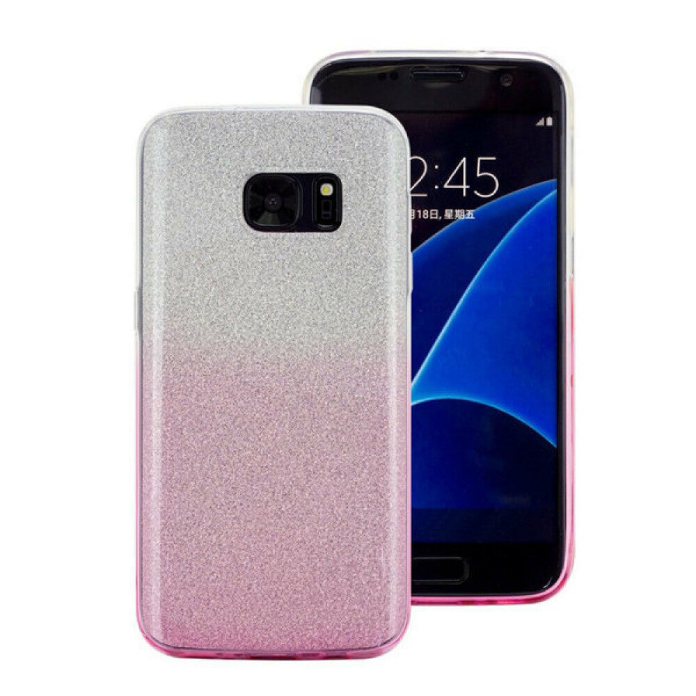 TPU Case Glanz Samsung Galaxy S7 Edge rosa