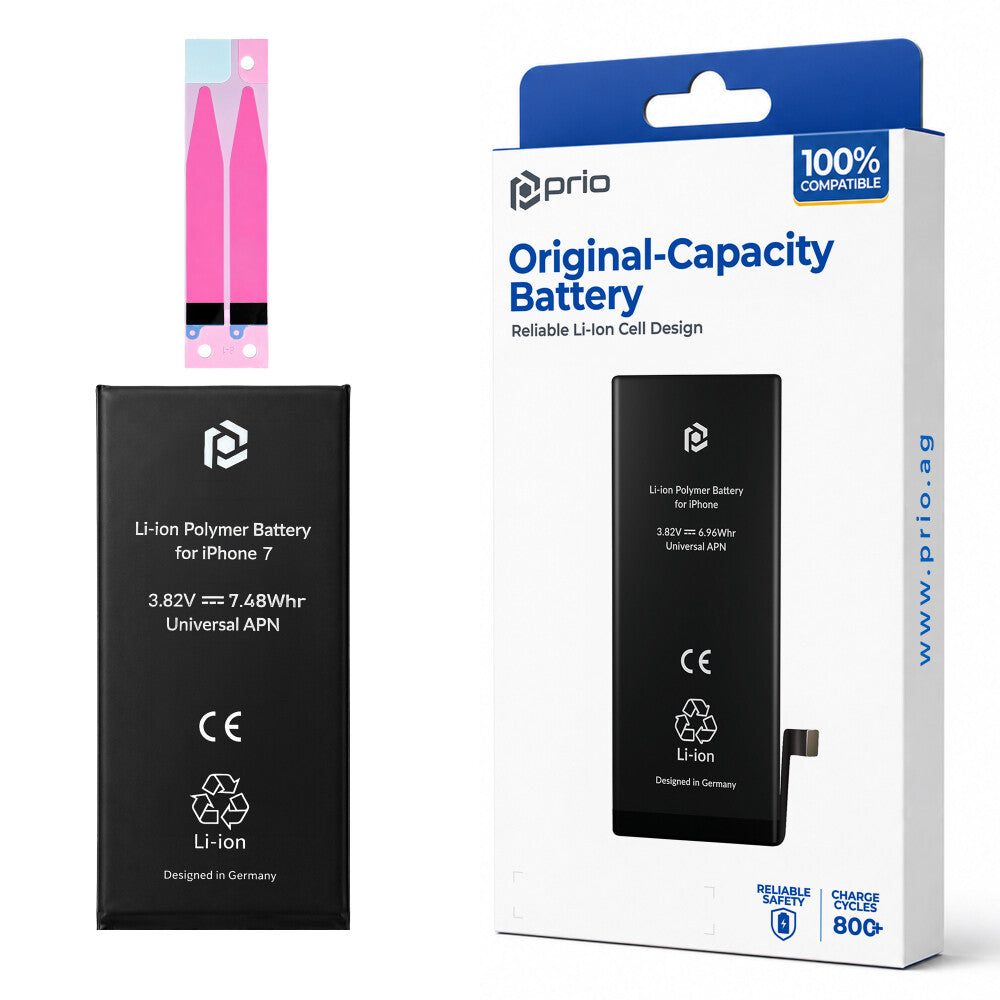 prio Batteriezelle für iPhone 7 (ohne Flex-Kabel)