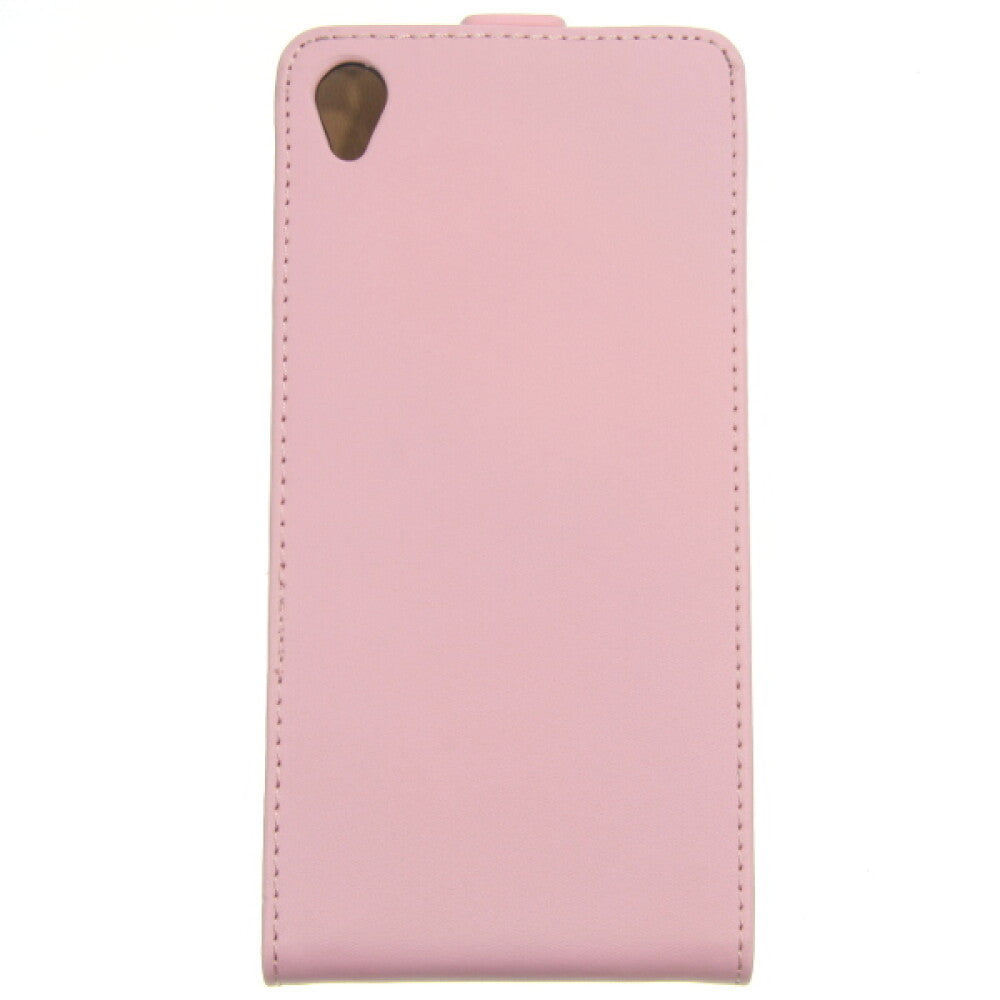 Slim Leather Flip Case for Sony Z3 pink 4250710556212