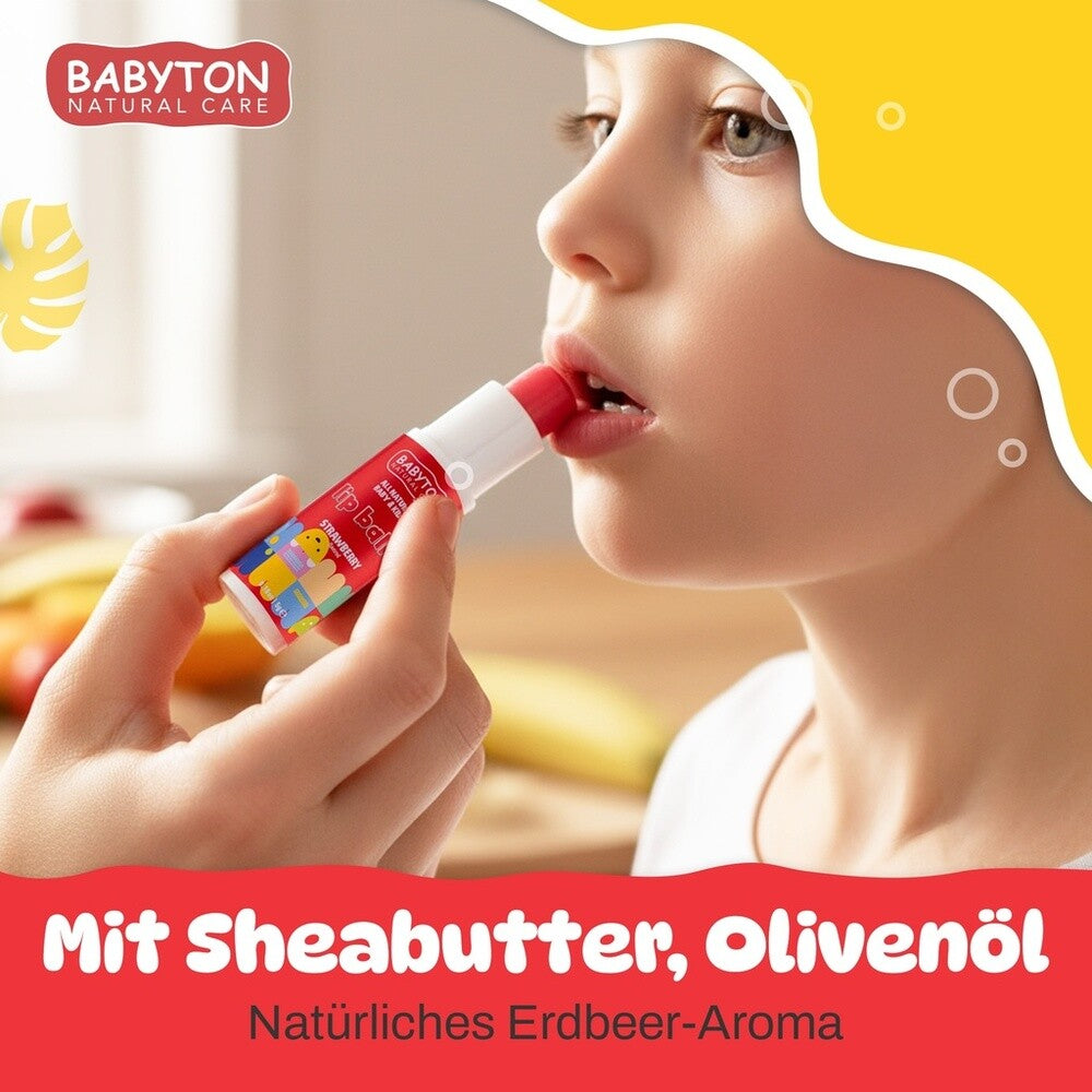 Babyton Lippenbalsam für Babys und Kinder, Erdbeergeschmack, 5 g Hauptbild