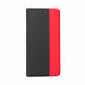 prio Book Case Fashion für Samsung S23+ schwarz-rot