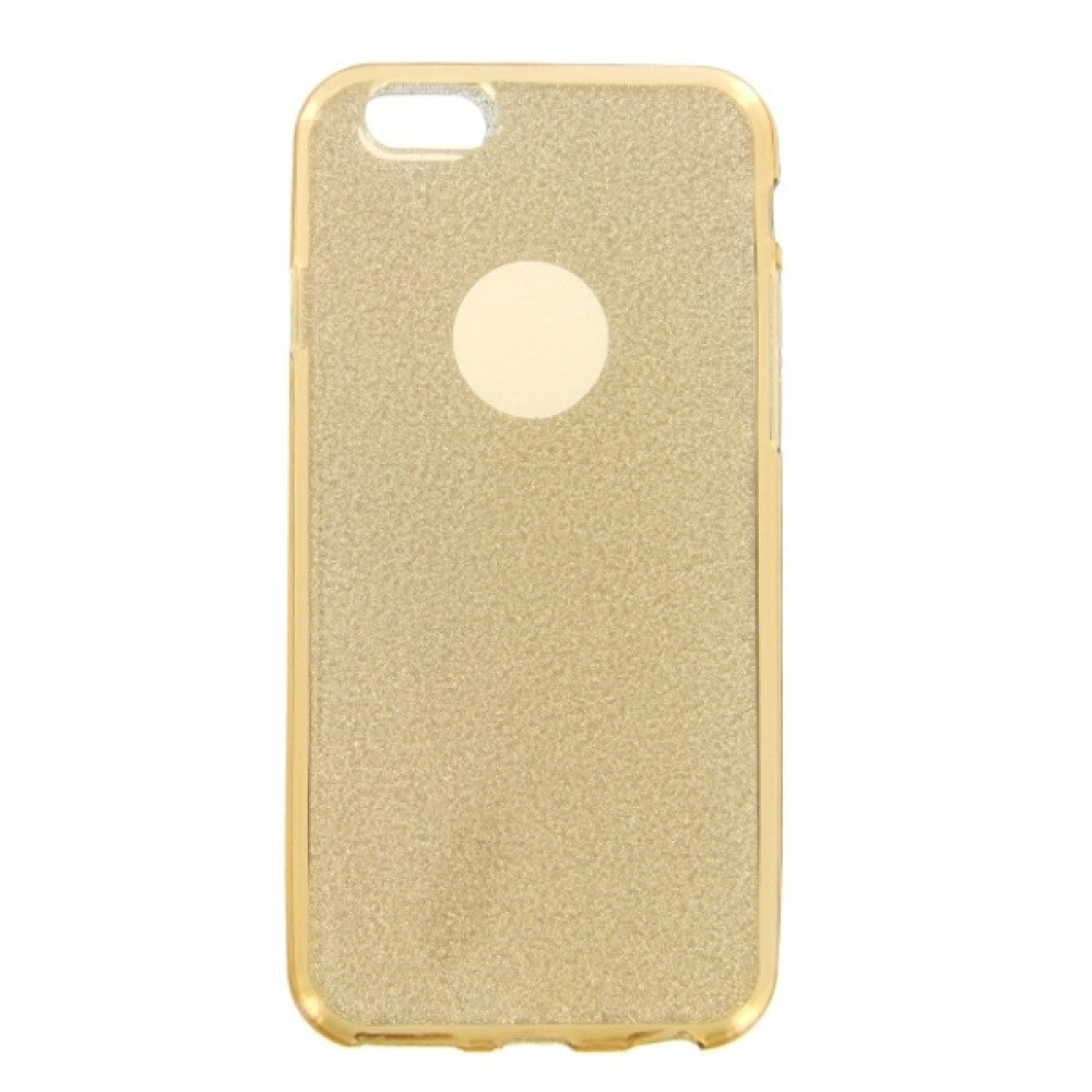 TPU case glitter iPhone 6 / 6S gold