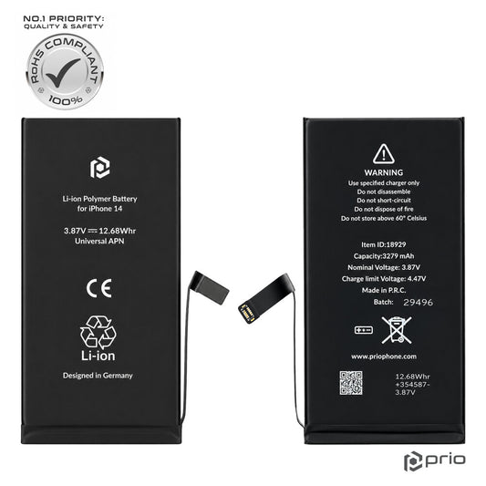 Prio Akku für iPhone 14 (Universeller APN)