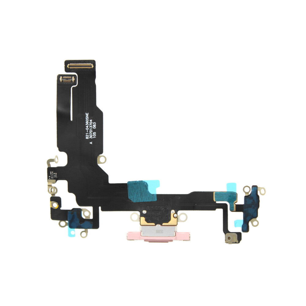 OEM charging port flex for iPhone 15 pink