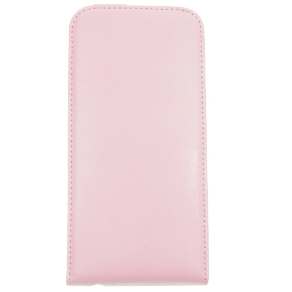 Slim Leder Flip Hülle für Galaxy S6 - pink 4250710563685