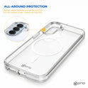 prio Schutzhülle MAG für Samsung S24 Ultra clear
