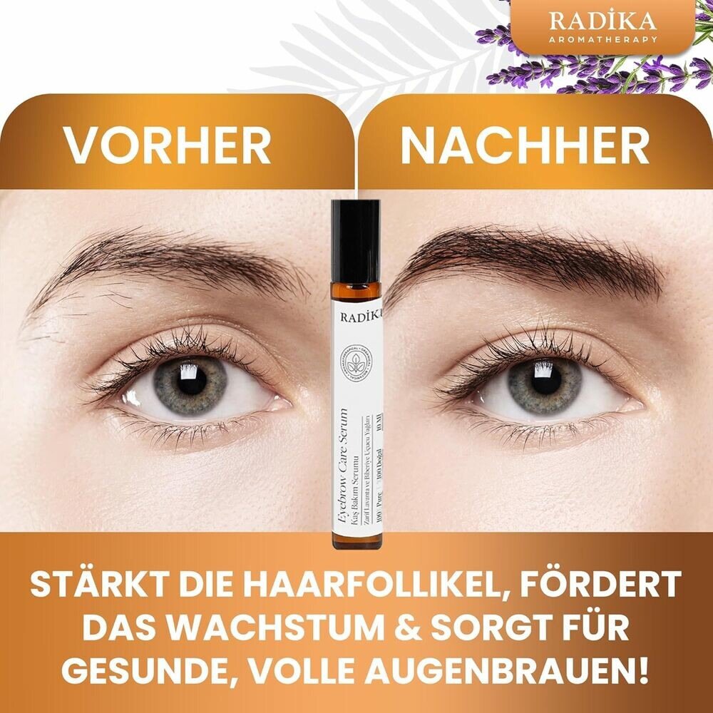 Augenbrauenserum,Vitamin A-E-F, 100% Rein, BIO, natürlich, 10 ml
