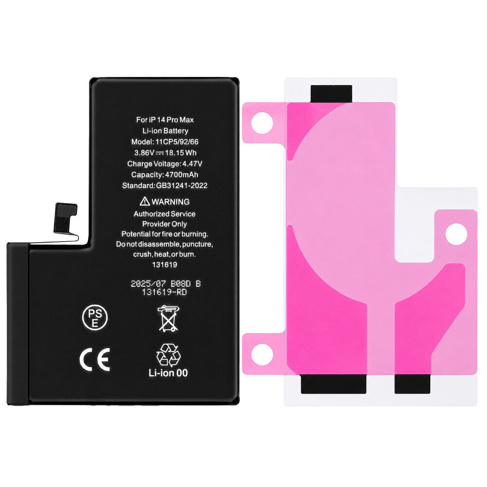 Diagnostizierbarer 4770-mAh-Akku mit hoher Kapazität für das iPhone 14 Pro Max