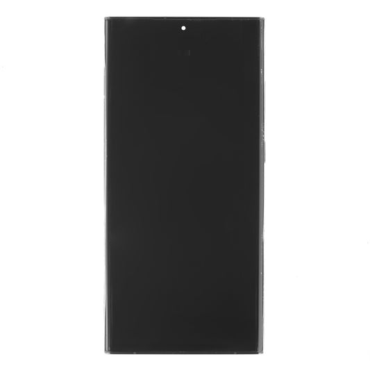 Display (Hard OLED) + Rahmen für Samsung S908 Galaxy S22 Ultra schwarz