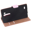 Leather case for LG G3 pink 4250710554034