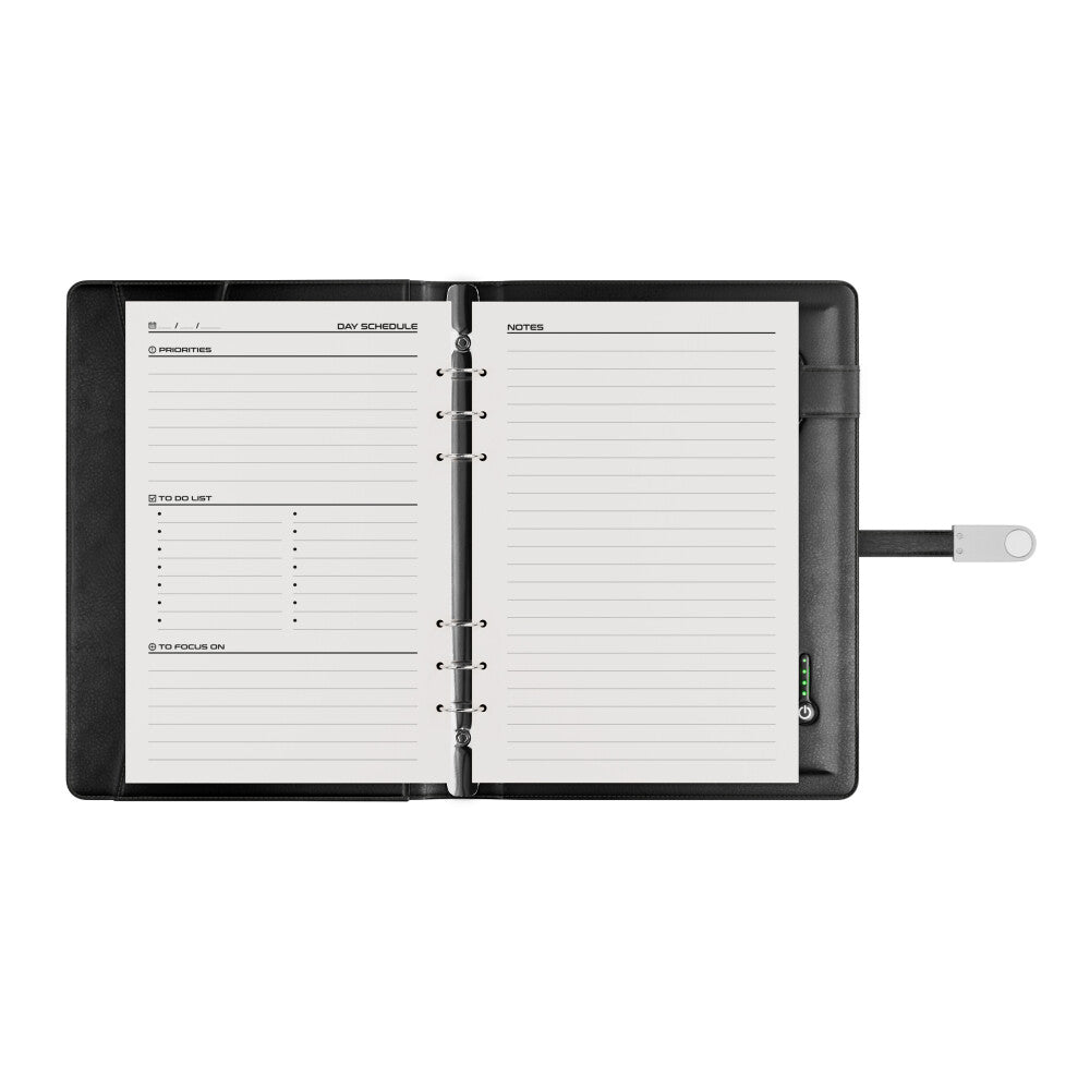 prio 5in1 Multifunktions-Notebook (Powerbank, Ladegerät) schwarz