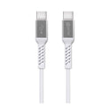 prio charging and data cable USB C to USB C 2.0 m white