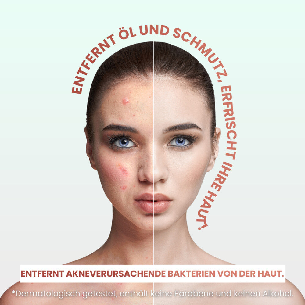 Reinigungsöl 200 ml - Zweiphasen-Reiniger für Haut & Make-up mit Anti-Akne Hauptbild