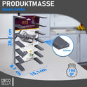 DecoBella 3 Stück Topfdeckelhalter 6 Fächer – platzsparender Küchen Organizer