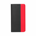 prio Book Case Fashion for iPhone 14 Pro black-red