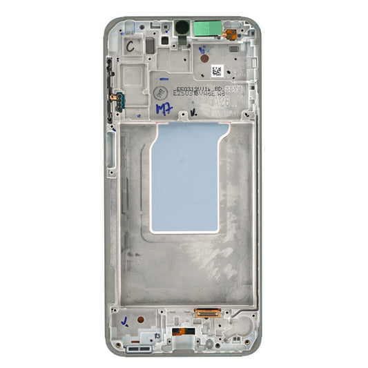 Samsung Display + Rahmen SM-A266 Galaxy A26 5G weiß GH82-37049B
