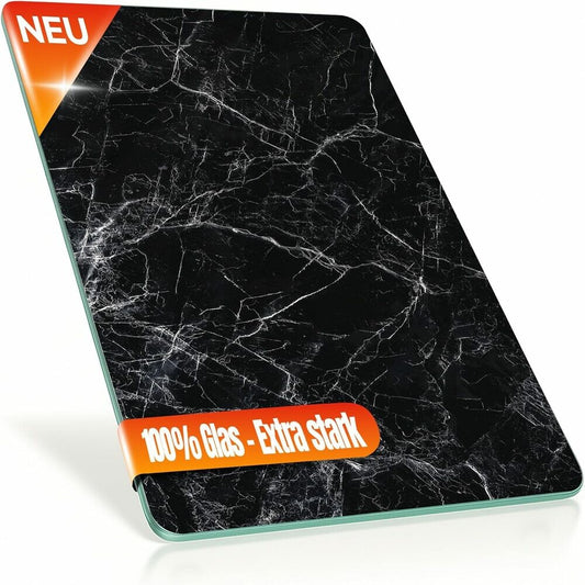 Decovetro Schneidebrett Glas |40x30cm | Glasschneidebrett | Leicht zu reinigen