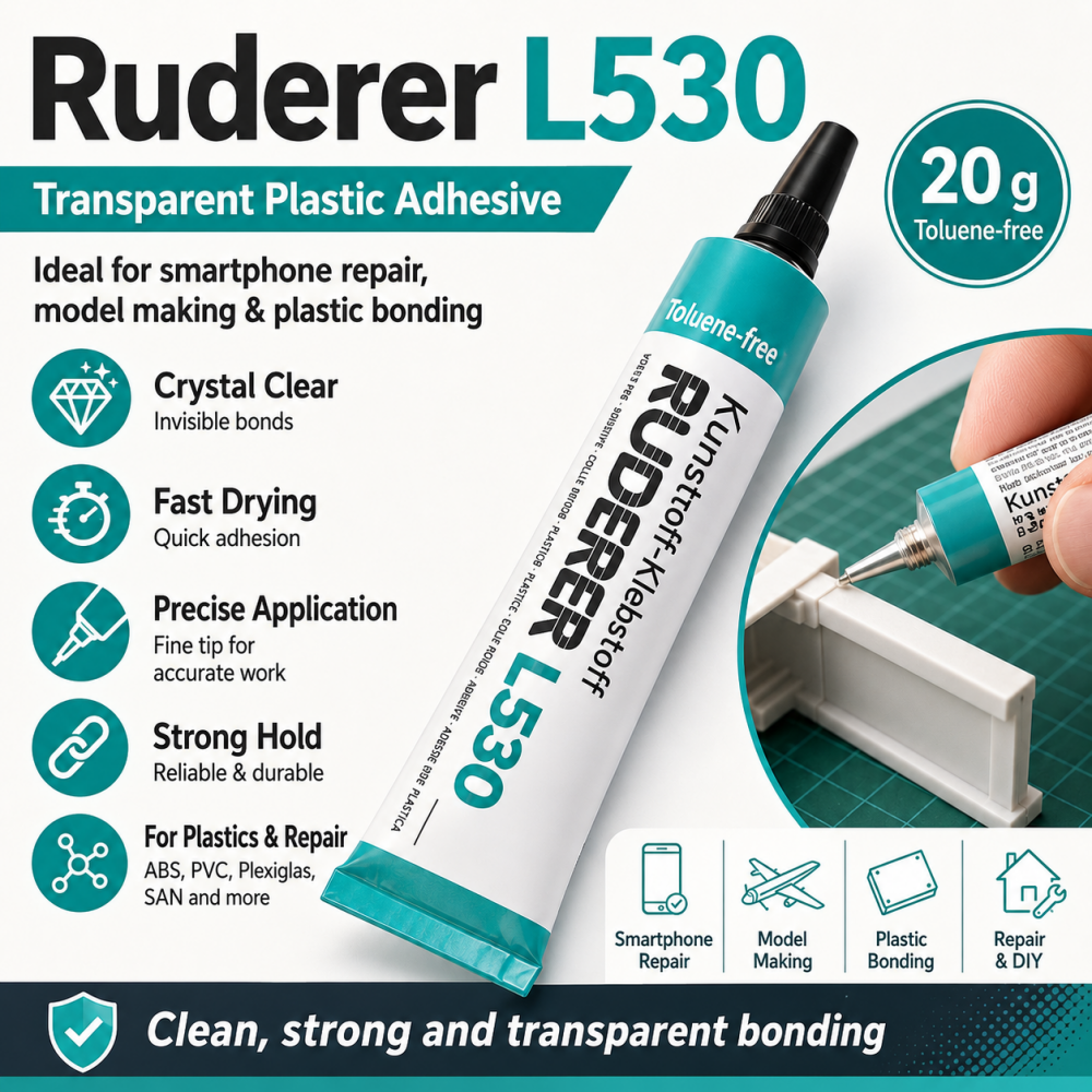 Ruderer L 530 Industrieller Smartphone Reparatur Kunststoffkleber Modellbau L530