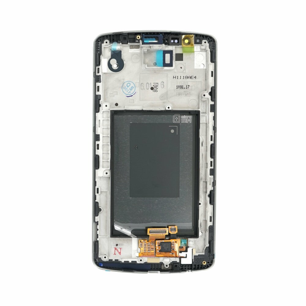 LG G3 D855 LCD-Frontabdeckung Titanschwarz