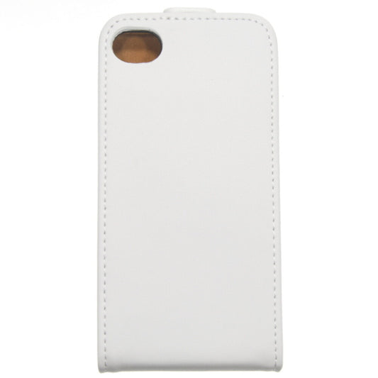 Slim Leather Flip Case iPhone 4/4s white