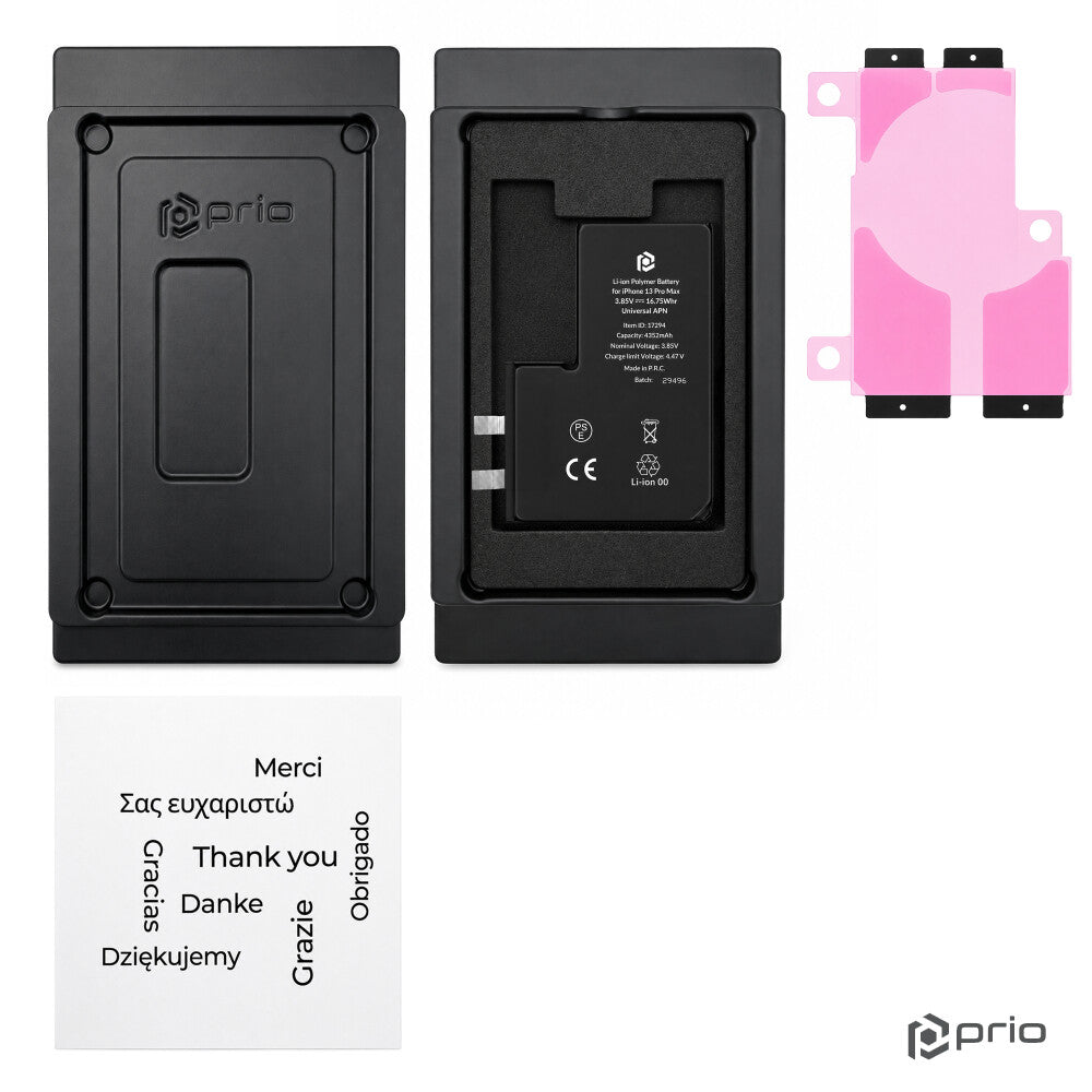 prio Akkuzelle für iPhone 13 Pro Max (ohne Flex-Kabel)