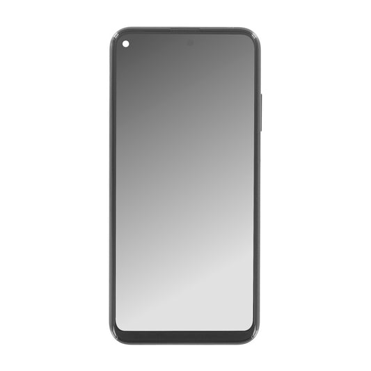 OEM display unit + frame for Huawei P40 Lite E midnight black