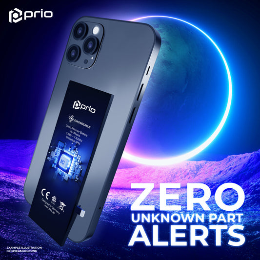 prio Diagnosefähiger Akku für iPhone 15 Plus