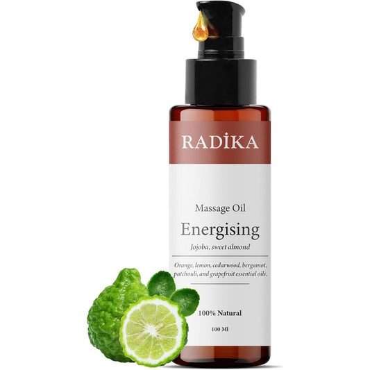 Massageöl, Energetisierendes Massage-Öl, 100% Rein, BIO, natürlich, 100 ml