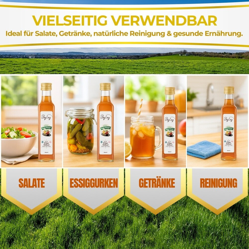BIO Apfelessig, Bio-Apfel/Essig, ECOCERT Certification, 500ml