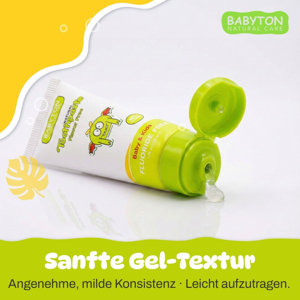 Babyton Baby- und Kinderzahnpasta, natürlich, 50 g