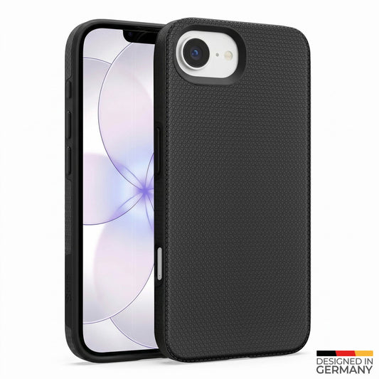 Prio Schutzhülle für iPhone 17e schwarz