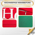 Kissenbezügen – Weihnachten Set aus 2, Rot & Grün, 40x40 cm, Dekokissen