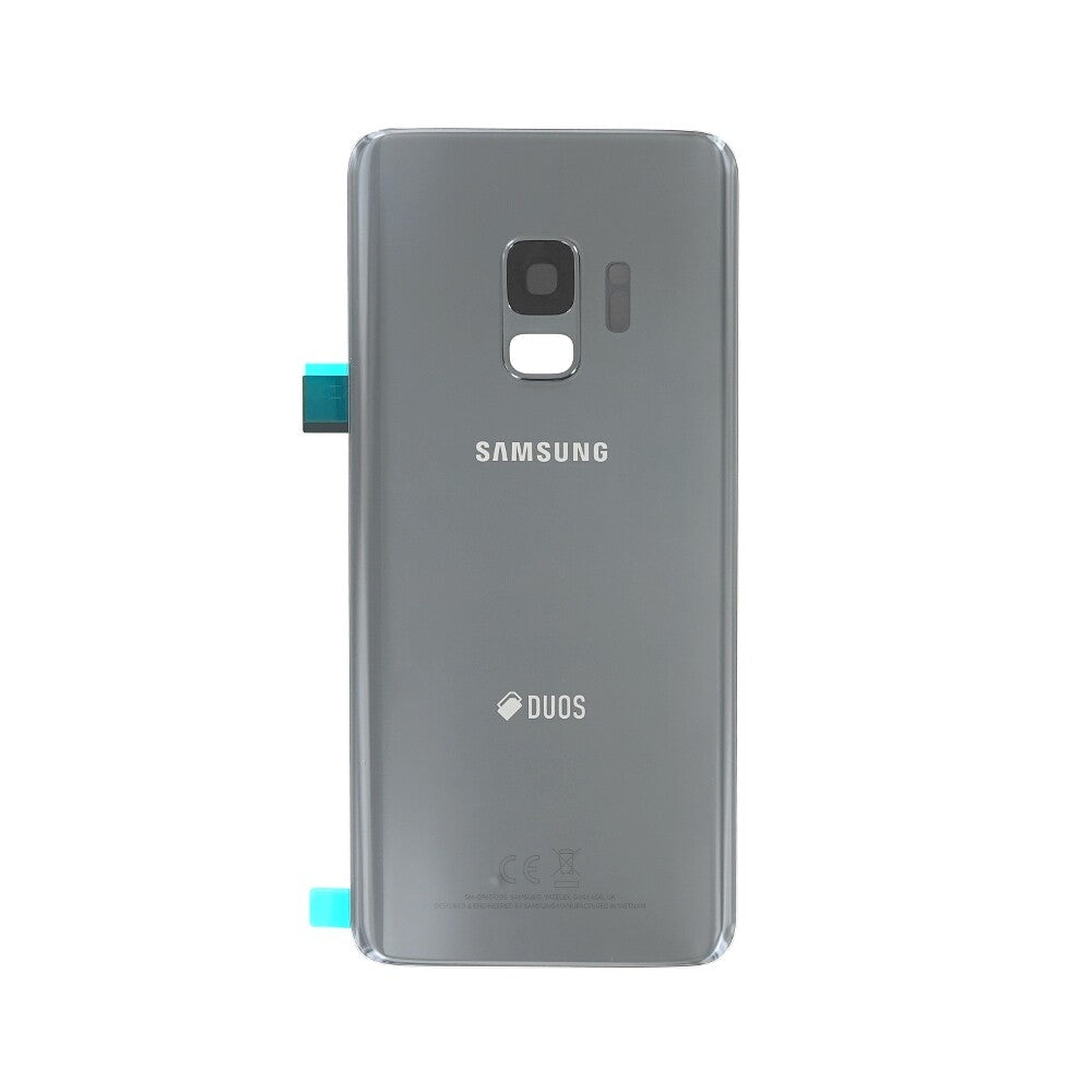 Original für Samsung Galaxy S9 Duos G960F Akkufachdeckel Grau GH82-15875C