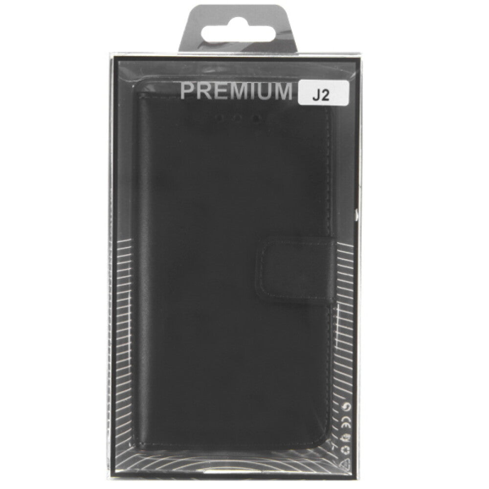 Leather Case for Galaxy J2 - Black 4250710570850