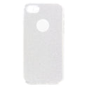 TPU silicone case glitter for iPhone 7 - silver