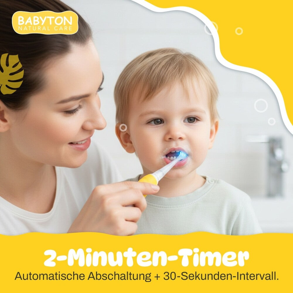 Babyton Sonic Kinderzahnbürste & Ersatzbürstenkopf