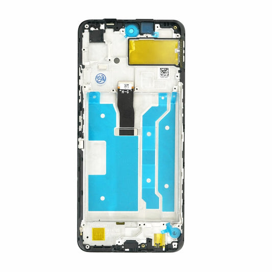 OEM display unit + frame for Huawei P Smart 2021 / Y7a black