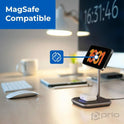 Prio 15W 2 in 1 Wireless Charger MAG (USB C) schwarz