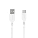 prio High-Speed ​​Charge &amp; Sync USB C to USB A cable 3A 0.25m white