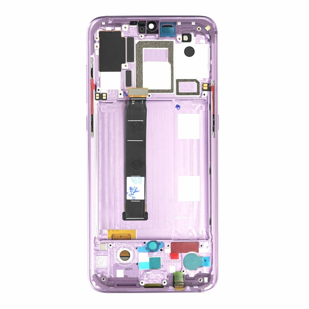 OEM display unit + frame for Xiaomi Mi 9 purple