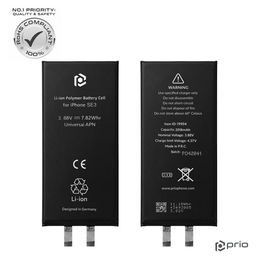 prio Akkuzelle für iPhone SE (2022) (ohne Flex-Kabel)