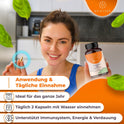 Qualiss® 3 Stück Vitamin C | Immunsystem stärken Erwachsene | Insgesamt 180 Kapseln
