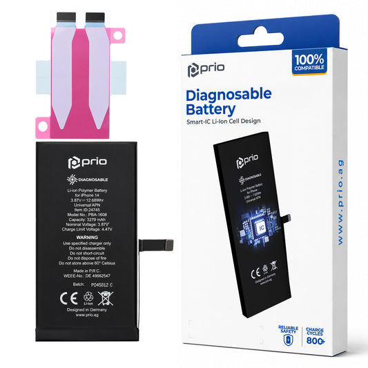 prio Diagnosefähiger Akku für iPhone 14