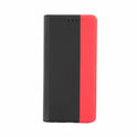 prio Book Case Fashion for Samsung A22 5G black-red