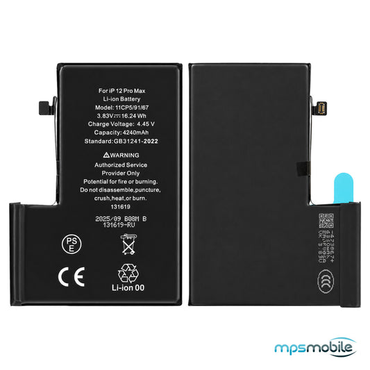 Diagnostizierbarer 4240-mAh-Akku mit hoher Kapazität für das iPhone 12 Pro Max