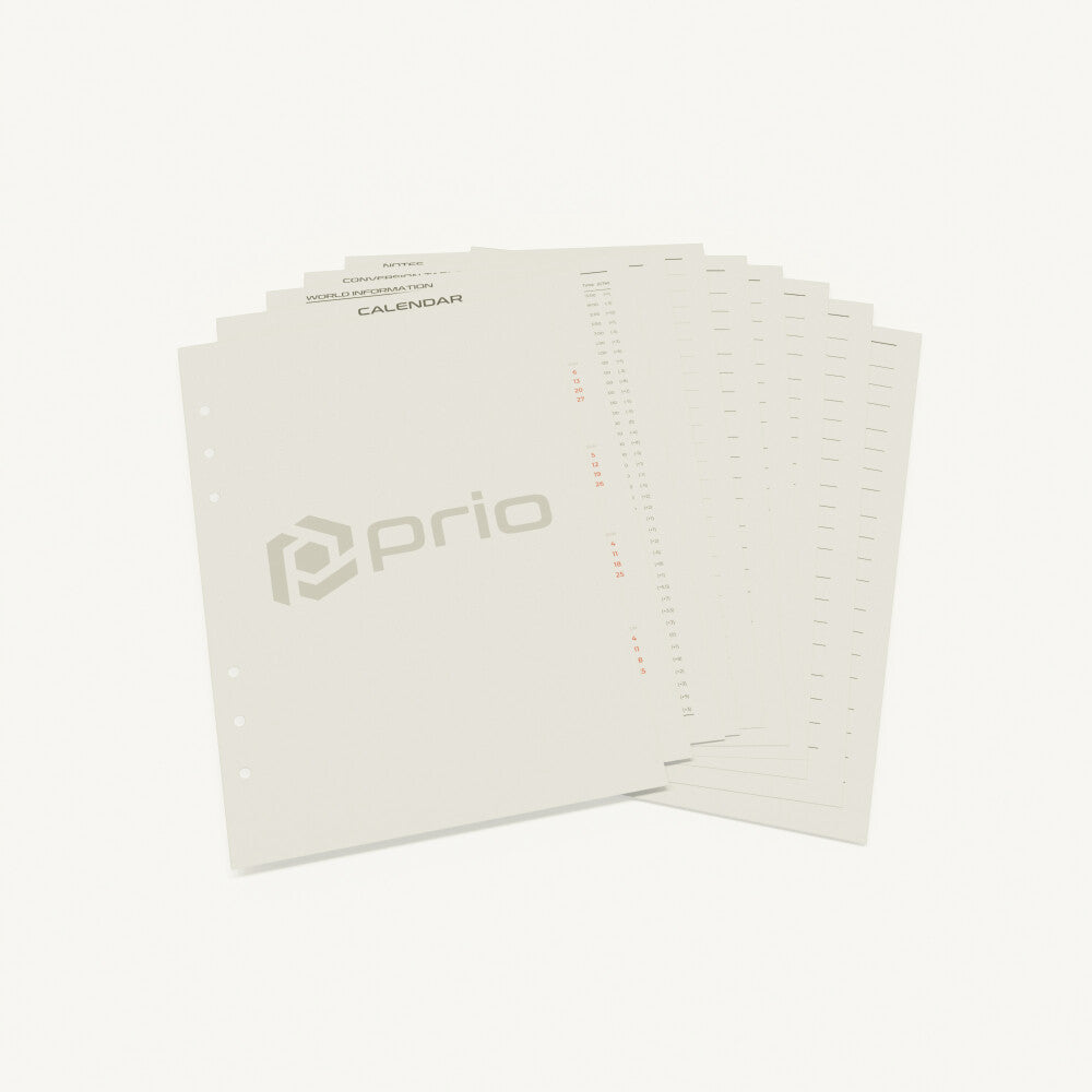 prio 5in1 multi-purpose notebook calendar