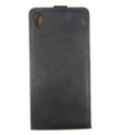 Slim Leather Flip Case for Sony Z2 - black 4250710552825