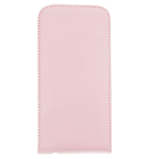 Slim Leder Flip Hülle für Galaxy S6 Edge pink 4250710563715